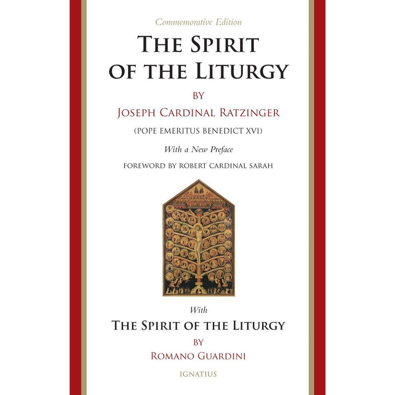 The Spirit of the Liturgy by Cardinal Joseph Ratzinger book cover