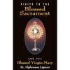 Visits to the Blessed Sacrament by Ligouri book cover