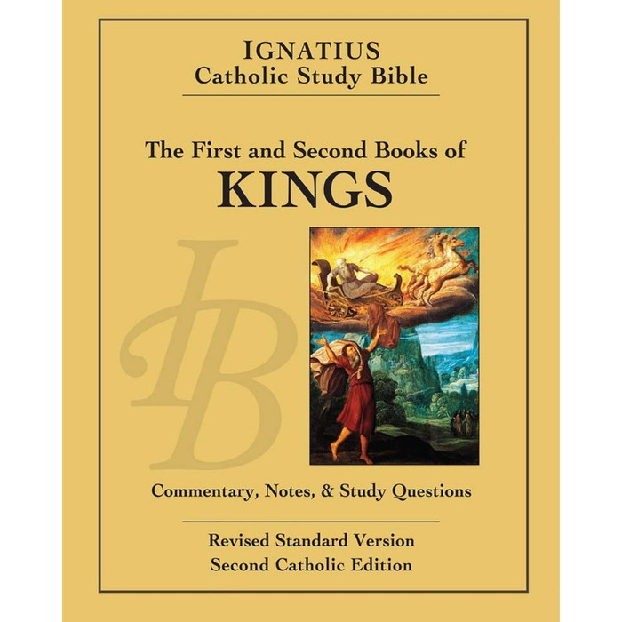 Ignatius Catholic Study Bible: The First and Second Books of Kings by Scott Hahn book cover