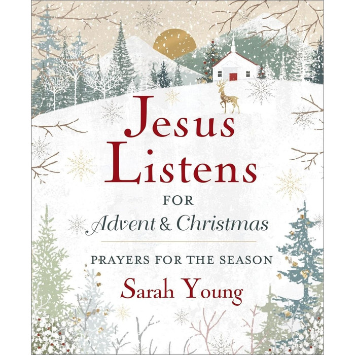 Jesus Listens for Advent & Christmas by Sarah Young book cover