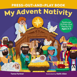 My Advent Nativity: Press-Out-And-Play Book by Tama Fortner book cover