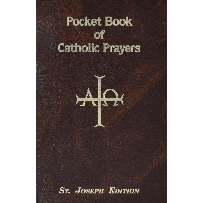 Pocket Book of Catholic Prayers- St. Joseph Edition book cover