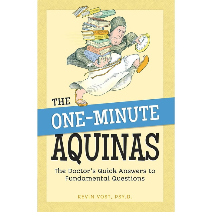 The One Minute Aquinas by Kevin Vost book cover