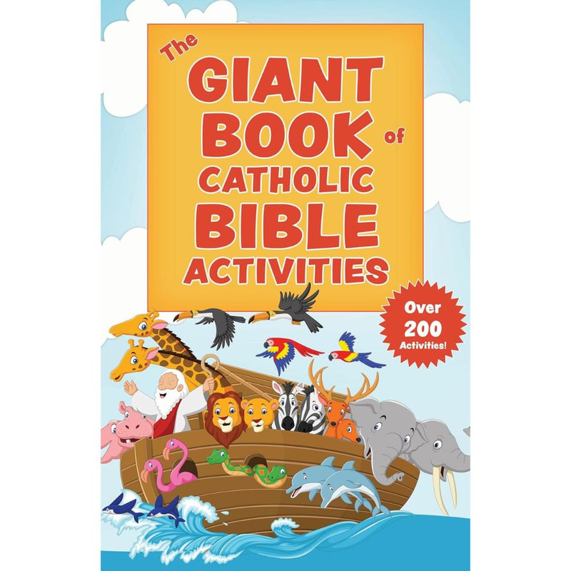 The Giant Book of Catholic Bible Activities: The Perfect Way to Introduce Kids to the Bible! book cover