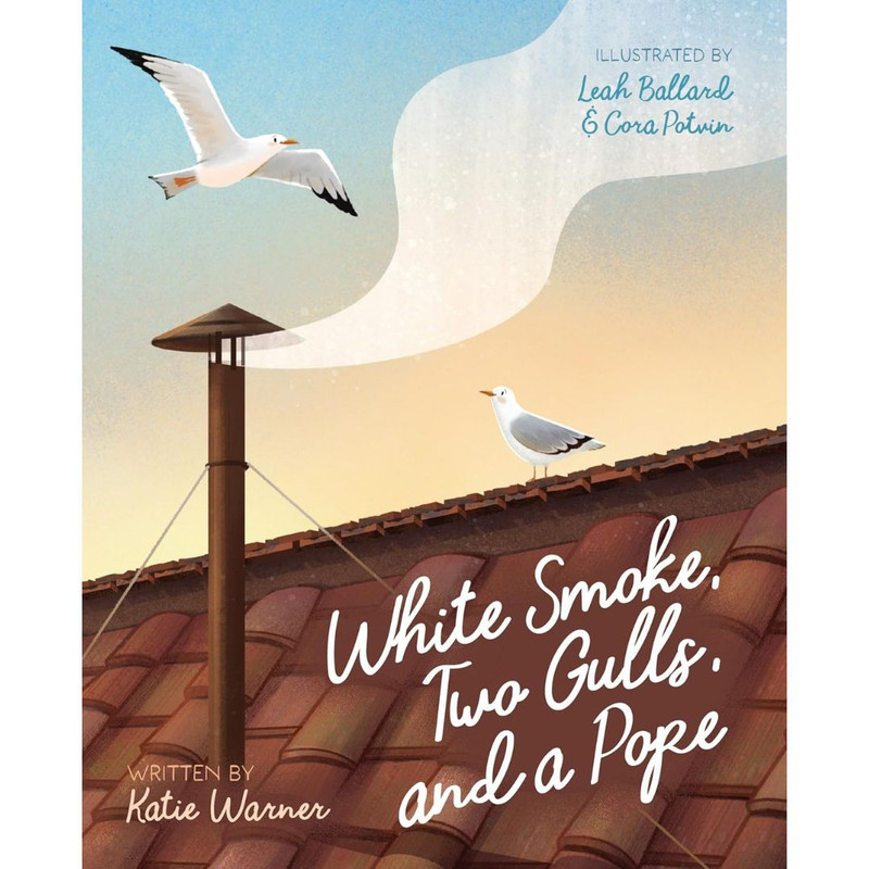 White Smoke, Two Gulls, and a Pope by Kathleen Warner