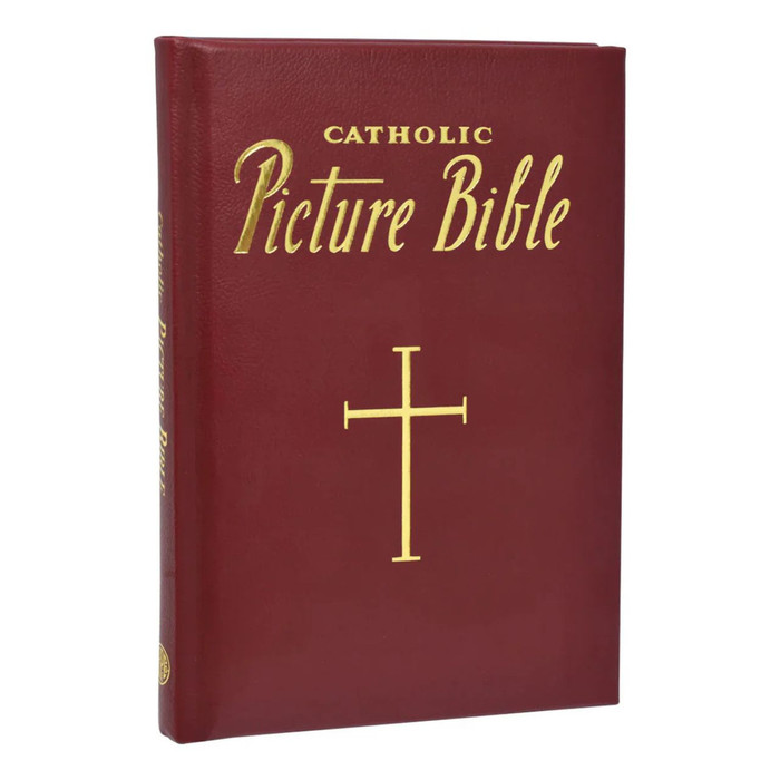 New Catholic Picture Bible (Maroon Cover) book