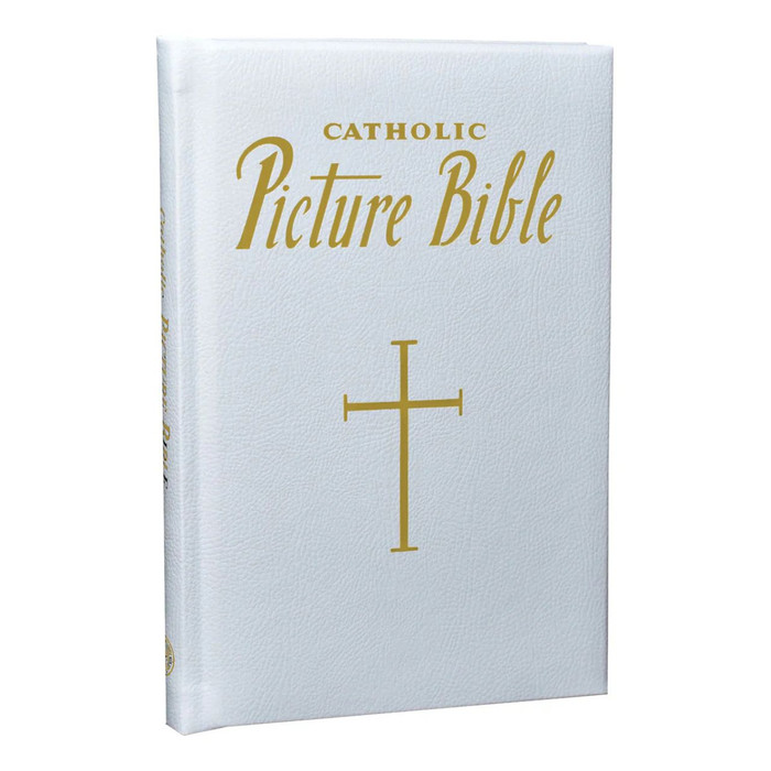 New Catholic Picture Bible (White Cover) book