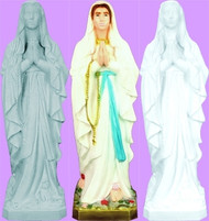 OUR LADY OF LOURDES OUTDOOR STATUE 24" 