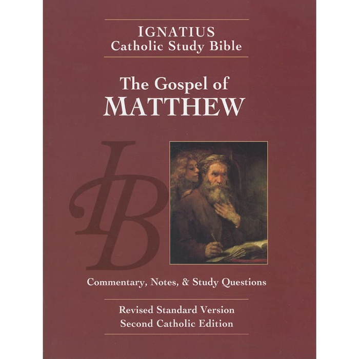 The Gospel According to Matthew (Ignatius Catholic Study Bible) by Scott Hahn book cover