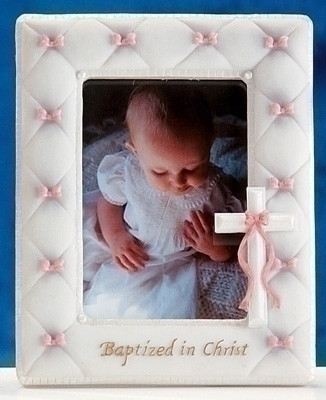 Baptism Girl Photo Frame