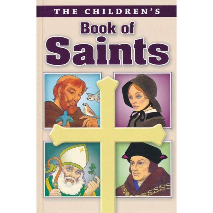 Children's Book of Saints by Louis M Savary book cover