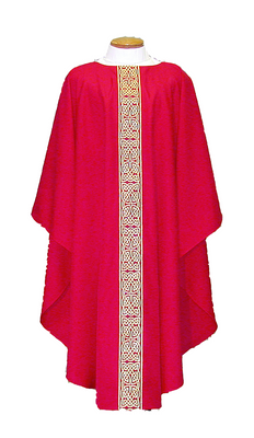 Metallic Gold Brocade Chasuble & Dalmatic 955