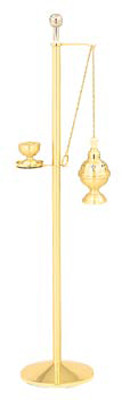 Censer Stand & Holy Water Sprinkler K180