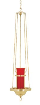 Sanctuary Lamp (pictured with Polish Brass Finish) K153