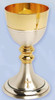 Gold and Silver Plated Chalice K922