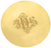 24k Gold Plated Engraved Scale Paten