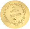 24k Gold Plated Engraved Scale Paten