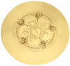 24k Gold Plated Engraved Scale Paten
