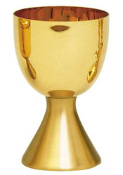 Gold Plated Chalice & Paten K59