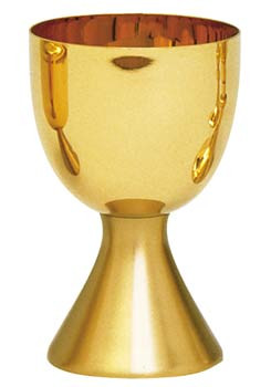Gold Plated Chalice & Paten K59
