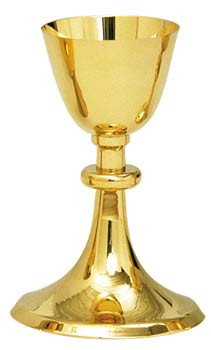 Gold Plated Chalice and Paten K441