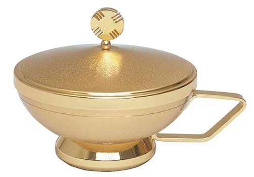 Gold Plated Ciborium With Handle K374