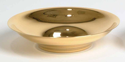 Bright Gold Plated Host Bowl K359-G