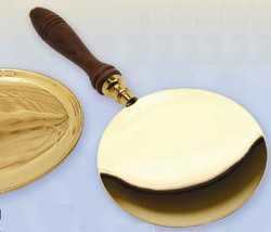 Gold Plated Communion Paten & Vinyl Case K581