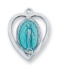 BLUE MIRACULOUS MEDAL L426ME
