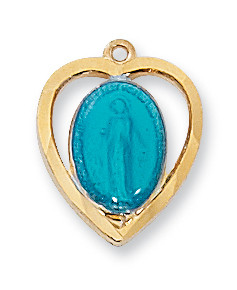 BLUE MIRACULOUS MEDAL J426ME