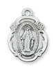 Floral Accent Miraculous Medal