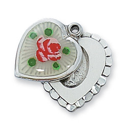 MIRACULOUS MEDAL WITH CLOISONNE PENDANT COVER LM6DH