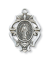 Miraculous Medal with Dove