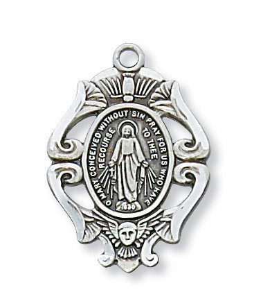 Miraculous Medal with Dove