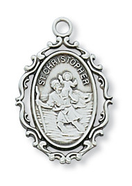 ST. CHRISTOPHER MEDAL L621CH