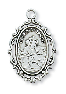 ST. CHRISTOPHER MEDAL L621CH
