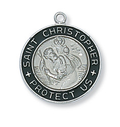 ST. CHRISTOPHER MEDAL L2014BW