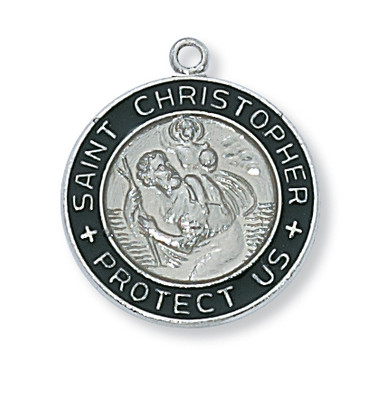 ST. CHRISTOPHER MEDAL L2014BW