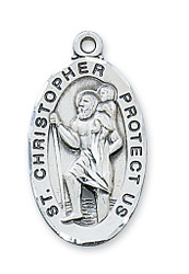 ST. CHRISTOPHER MEDAL L607