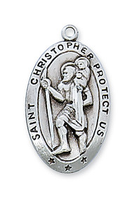 ST. CHRISTOPHER MEDAL L316CH