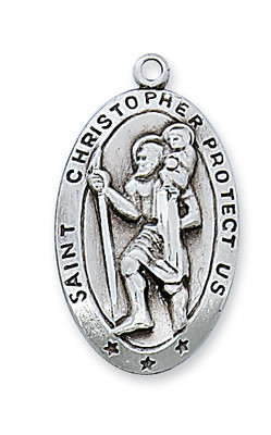 ST. CHRISTOPHER MEDAL L316CH