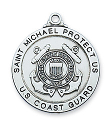 ST. MICHAEL COAST GUARD MEDAL L650CG