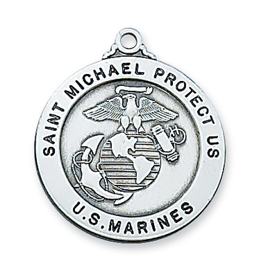 ST. MICHAEL MARINES MEDAL L650MRN