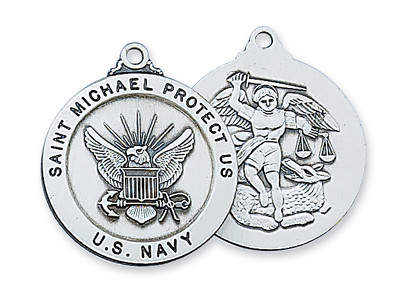ST. MICHAEL NAVY MEDAL L650NY