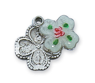 4-WAY MEDAL WITH CLOISONNE PENDANT COVER L4LCS