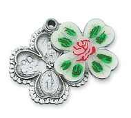 4-WAY MEDAL WITH CLOISONNE PENDANT COVER L4LC