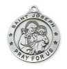 Round St. Joseph Medal