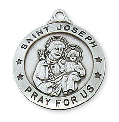 Round St. Joseph Medal
