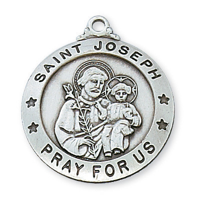 Round St. Joseph Medal