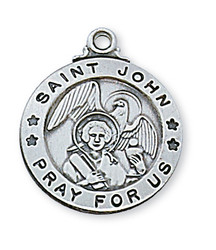 ST. JOHN THE EVANGELIST MEDAL L600JBT